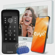 EURA Video interfon VDP-86A3, 10", Tuya, bijela